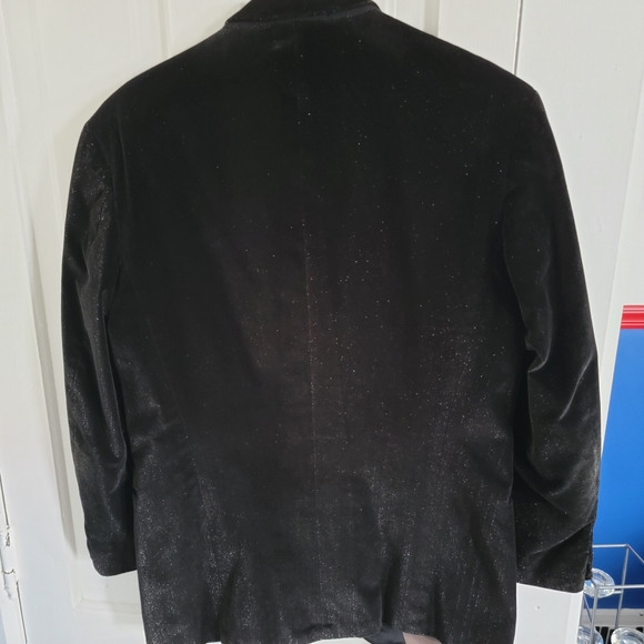 GENTS HUGO BOSS Vintage Dinner Tuxedo Jacket Size 40 Reg Black Soft Satin/Velvet - Picture 10 of 14